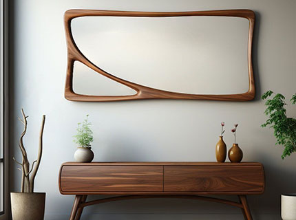 چگونه با آینه دکوراسیون مینیمال را بزرگ‌ تر و روشن‌ تر کنیم؟